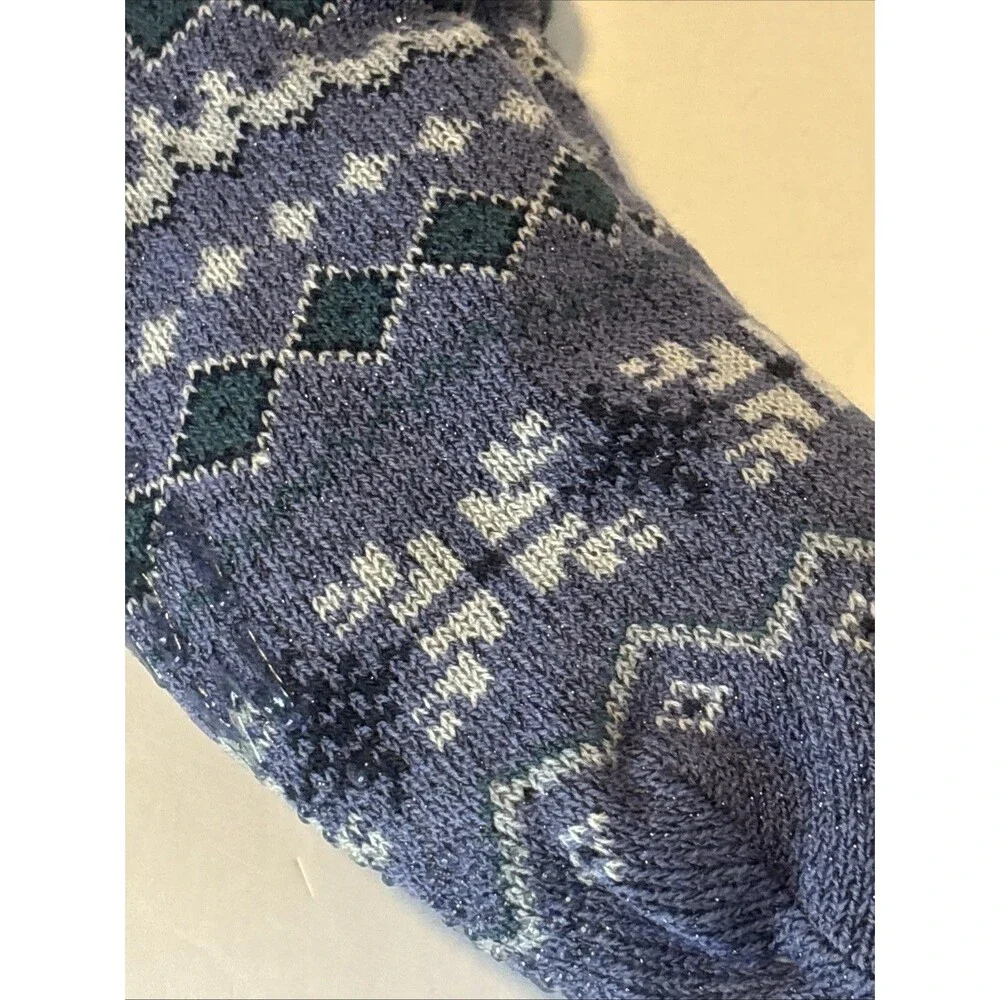 The Original Muk Luks Cabin Socks with Soft Fleece & Grips Size S/M 6-8) New